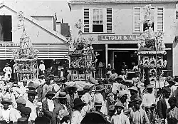 A historic Ashura celebration in Jamaica, which is known locally as Hussay or Hosay