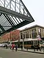 Partial view of awning, Boylston Street entrance