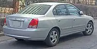 Facelift Hyundai Avante XD sedan (South Korea)
