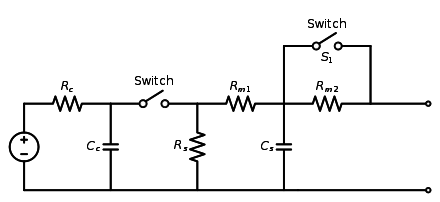 Simplified Schematic of the 1.2/50-8/20 μs Combination Wave Generator
