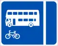 RUS 028Nearside With-flow Bus Lane