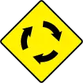 W 043Roundabout Ahead