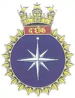 INS Darshak crest