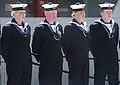 Irish Naval Service seaman's caps, blue pompom