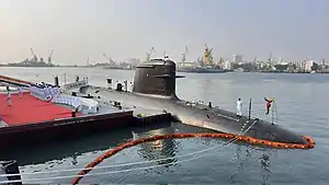 The Scorpène-class submarine, designed by Naval Group.