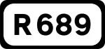 R689 road shield}}