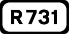 R731 road shield}}