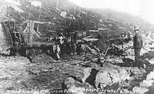 The explosion of a car carrying dynamite in Ridgway, Pennsylvania on 4 November 1906 left the crew of the train uninjured but reduced fifteen freight cars to rubble, as well as accounting for an untold number of neighborhood windows.