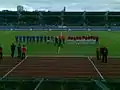 Laugardalsvöllur during the friendly match Iceland-Slovakia, in 2009