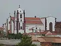Partial view of the cathedral from the outside
