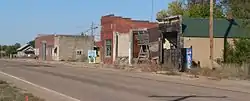 Blaine Street (U.S. Highway 136) in Inavale