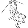 Incline cable fly end