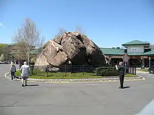 Indian Rock in the Village of Montebello, New York