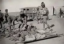 Indian medical orderlies with the Mesopotamian Expeditionary Force in Mesopotamia during World War I.