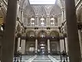 Interior atrium or sala delle Grida