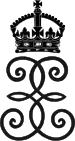 Design element of Queen Elizabeth the Queen Mother's 90th birthday  commemorative coin, 1990