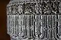 Intricate relief on pillar at Akkana Basadi
