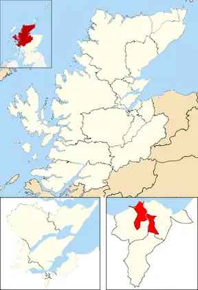 Location of the ward