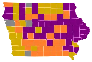 Results of Iowa's caucus