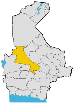 Location of Iranshahr County in Sistan&nbsp;and&nbsp;Baluchestan province