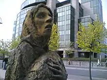 Image 15A memorial to the Great Famine (Ireland), a famine event in Ireland that faced elongated suffering from the UK's domestic policy failures at the time under the Prime Ministers Sir Robert Peel and Lord John Russell.  (from Health politics)