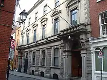 Stock exchange building in Dublin