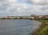 The Scottish Maritime Museum with the old ICI Explosives tug MV&nbsp;Garnock to the right