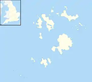 Gugh is located in Isles of Scilly