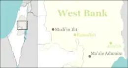 Netiv HaGdud is located in the Central West Bank