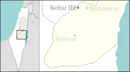 Shim'a is located in the Southern West Bank