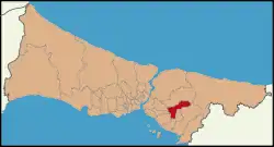 Location of Sancaktepe in Istanbul