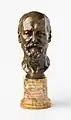 Paul Montford (1934) J. Henning Thompson, bronze 51.4 × 18.2 × 22.8&nbsp;cm (overall) Inscriptioncast in base of neck. National Gallery of Victoria, Melbourne