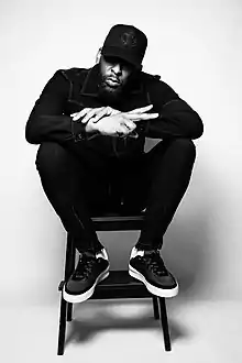 jaja soze at his album cover photoshoot