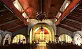 Panoramic view of church interior