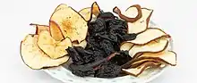 Dried apples, pears and plums - a traditional product of Poland, used, for example, to prepare Christmas compote
