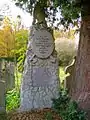 Grave of a Prussian officer at the Jewish cemetery
