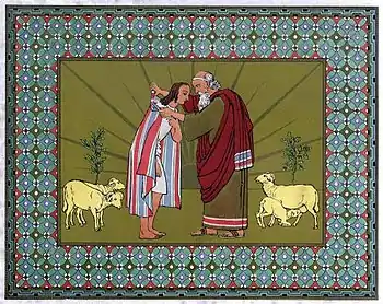 Image 66Jacob blesses Joseph and gives him the coat of many colors (from List of mythological objects)
