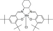 Jacobsen's catalyst is derived from a chiral salen ligand.