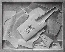 Jacques Lipchitz, 1918, Instruments de musique (Still Life), bas relief, stone