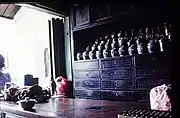 Shophouse pharmacy, Grodok, Jakarta, 1991.