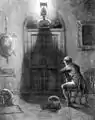 Illustration for The Raven by Edgar Allan Poe.