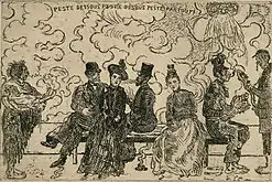 Plague Below, Plague Above, Plague Everywhere (1904) etching, 19.7 x 29.8&nbsp;cm., Plantin-Moretus Museum, Antwerp