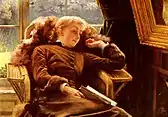 Kathleen Newton in an Armchair, 1878