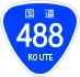 National Route 488 shield