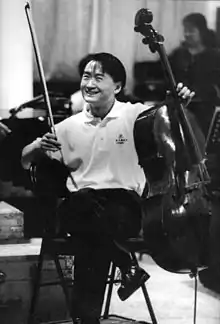 Jian Wang at rehearsal