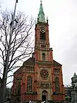 The Facade of the Johanneskirche.