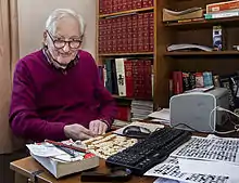John Galbraith Graham, best known as crossword compiler Araucaria, chaplain and tutor 1949-1952.