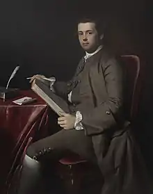 John Singleton Copley, Portrait of Benjamin Hallowell, Jr. (c. 1764)