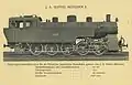 The Class 4100 steam locomotive built by Maffei in Germany