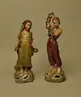 Joy Thompson spring and autumn figurines.